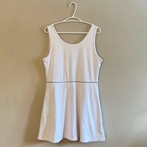 Joe Fresh Active White Tank Tennis Dress w Built in Shorts
